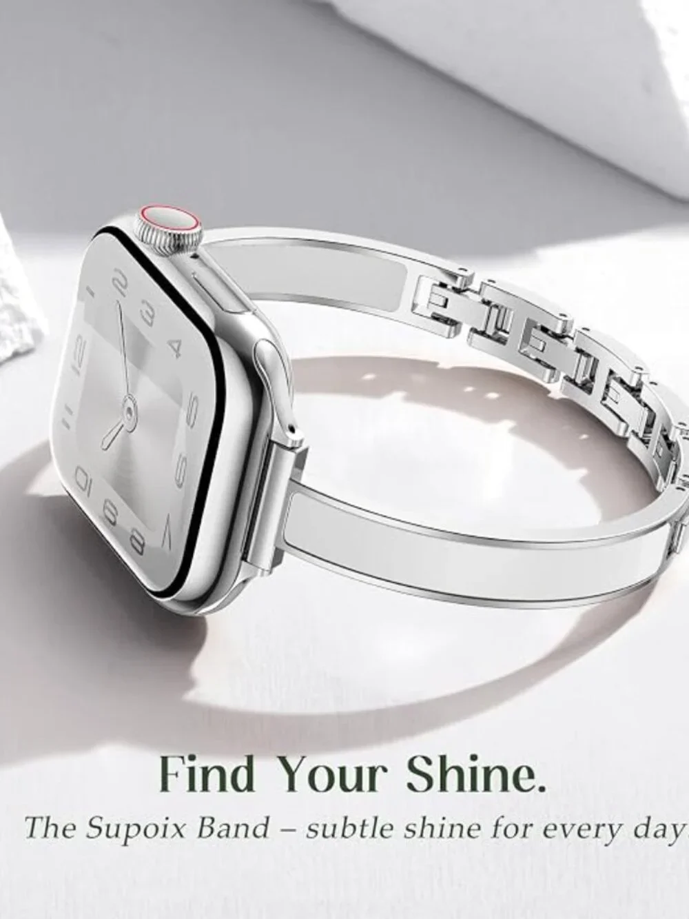 Apple Watch Women – Elegant Two-Tone Dressy Band